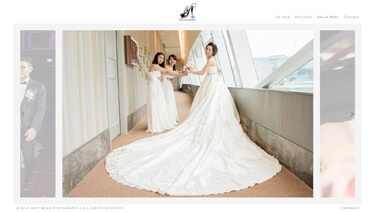 MATT WENG婚禮攝影 網站設計案例封面